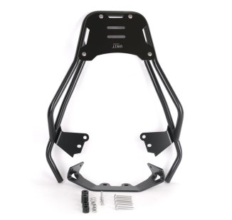 BMW F450GS luggage rack with passenger grip