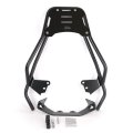 BMW F450GS luggage rack with passenger grip