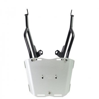 BMW F900GS luggage rack with passenger grip