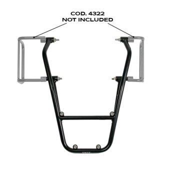 BMW R12 luggage rack with passenger grip