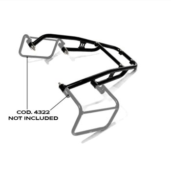 BMW R12 luggage rack with passenger grip