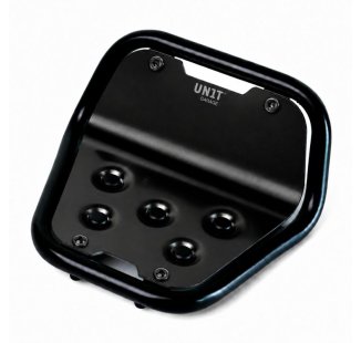 Heavy-duty luggage rack for the BMW R12 G/S single-seat saddle