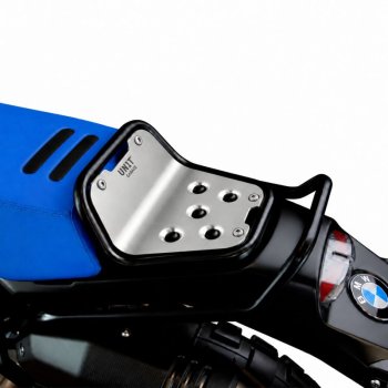 Heavy-duty luggage rack for the BMW R12 G/S single-seat saddle