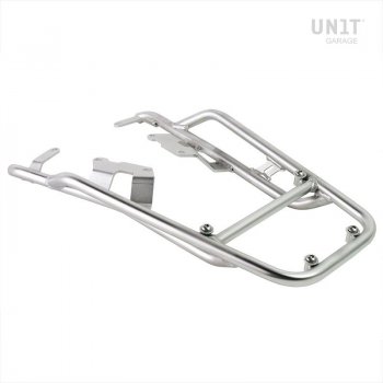 NineT luggage rack with passenger grip for top case plate