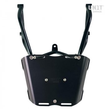 Black Rear luggage rack with passenger grip Aprilia Tuareg 660