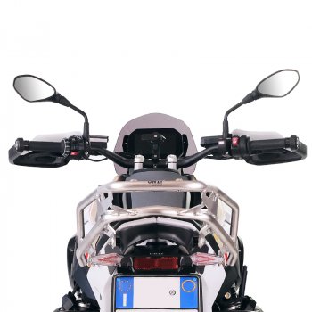Rear luggage rack with passenger grip BMW R1300GS (silver colour) 