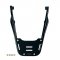 Rear luggage rack with passenger grip Honda CL500 (black colour) 
