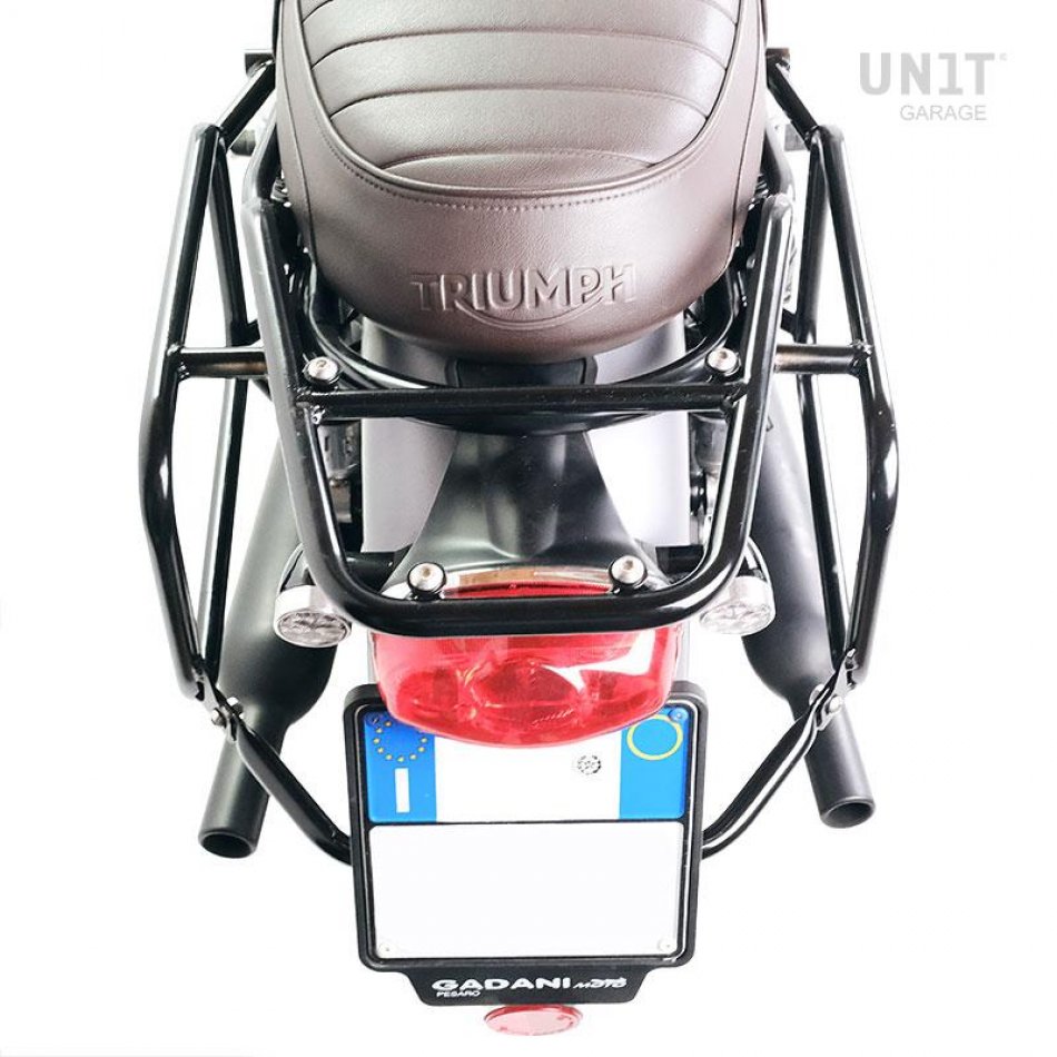 Rear luggage rack with passenger grip Triumph Bonneville T120