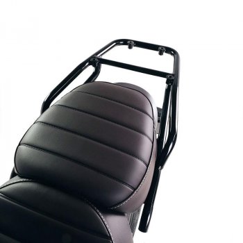 Rear luggage rack with passenger grip Triumph Speed 400 & Scrambler 400 X (black colour) 