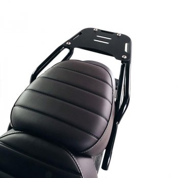 Rear luggage rack with passenger grip Triumph Speed 400 & Scrambler 400 X (black colour) 
