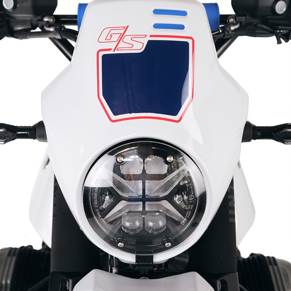 Enduro front headlight protection BMW R12 G/S for original windshields