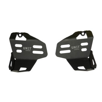 Pair of inox intake covers BMW R12 G/S