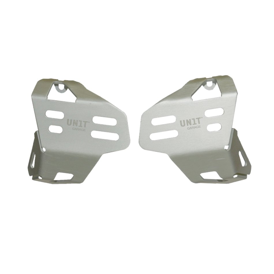 Pair of inox intake covers BMW R12 G/S