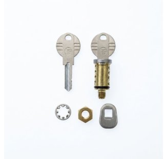 Lock replacement for quick release system side pannier