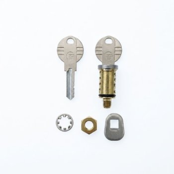Lock replacement for quick release system side pannier
