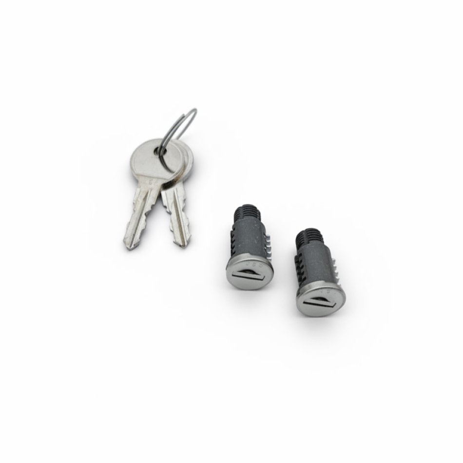 Lock replacement for quick release system side pannier
