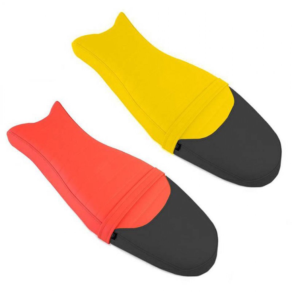 Biposto seat NineT in Sky Yellow 40/Black