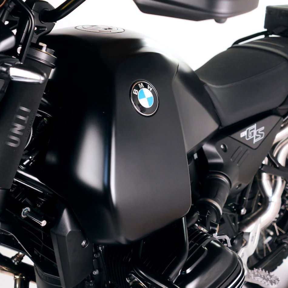 Fuel tank for BMW R12 G/S Dakar, Night black matt, oversized