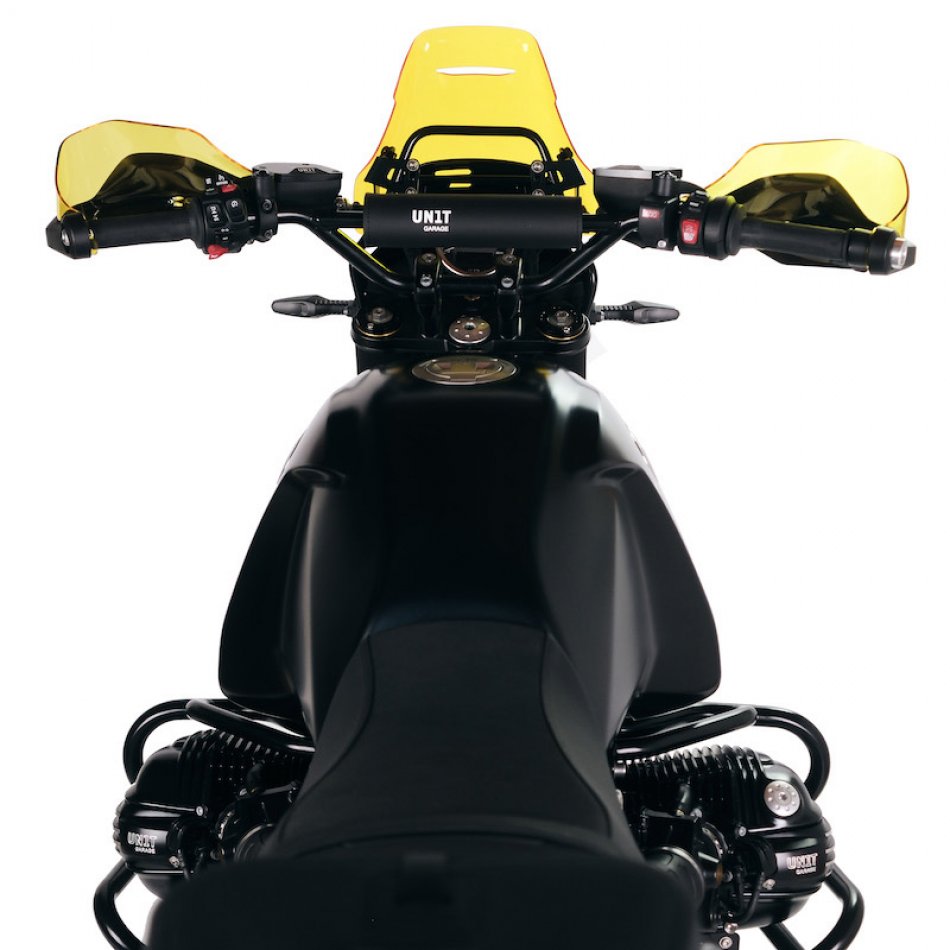 Fuel tank for BMW R12 G/S Dakar, Night black matt, oversized