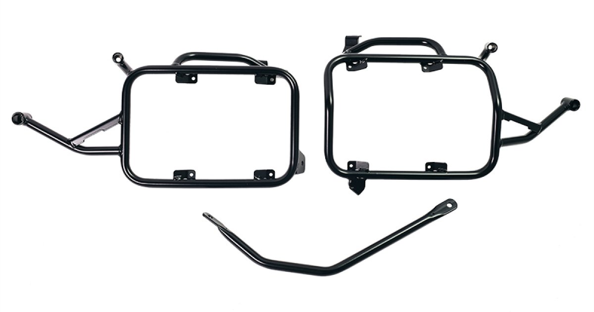 Subframes for aluminum side panniers Atlas BMW F900GS