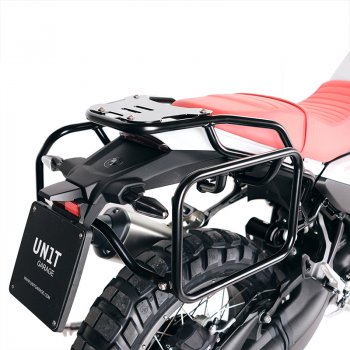 Subframes for aluminum side panniers Atlas BMW R12 G/S