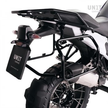Subframes for aluminum side panniers Atlas BMW R1300GS