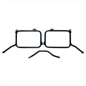 Subframes for aluminum side panniers Royal Enfield Himalayan 450 for original exhaust (2024 until now)