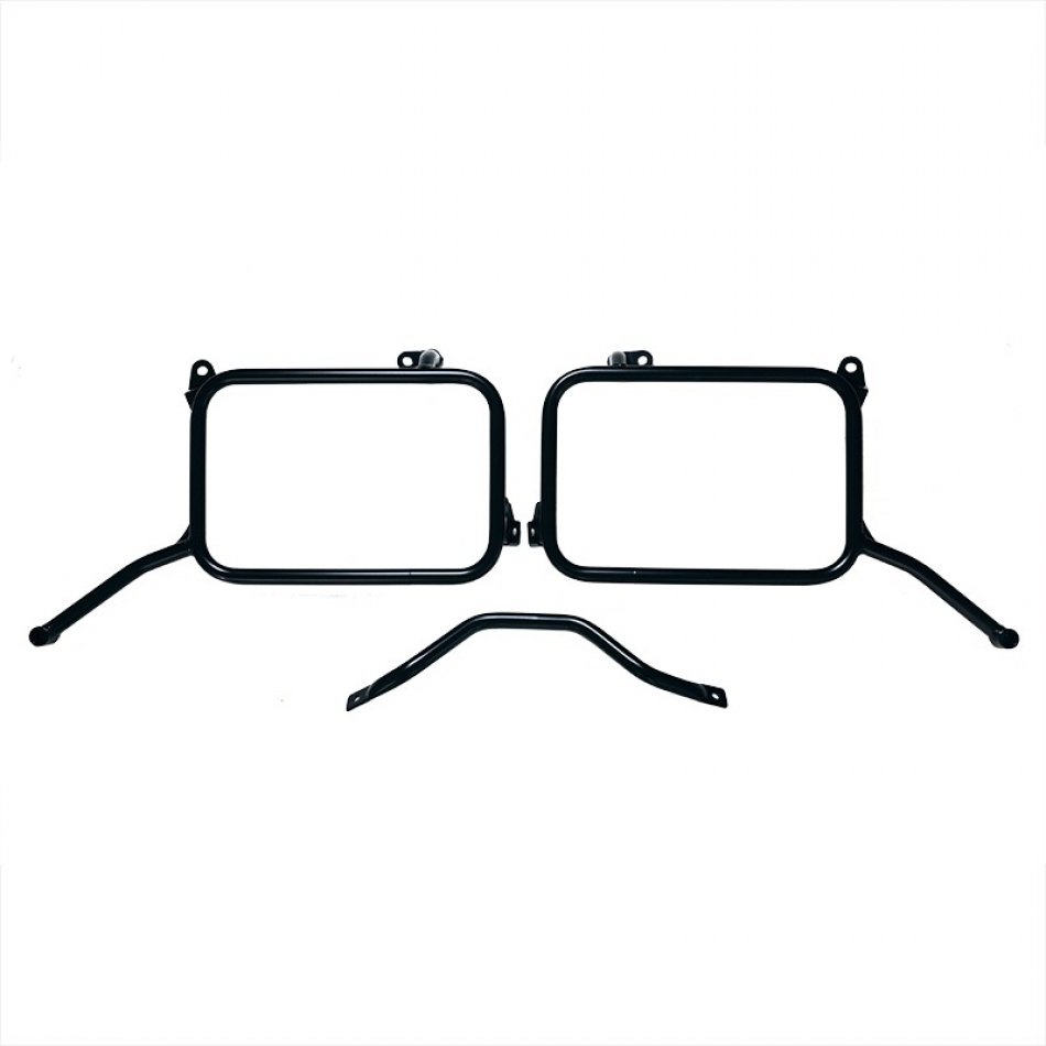 Subframes for aluminum side panniers Royal Enfield Himalayan 450 for original exhaust (2024 until now)