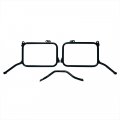 Subframes for aluminum side panniers Royal Enfield Himalayan 450 for original exhaust (2024 until now)