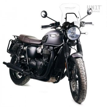 Subframes for aluminum side panniers Atlas Triumph Bonneville T120